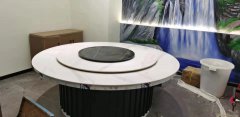 新中式电动餐桌自动机芯支架	定做电动餐台直径
