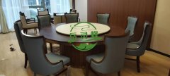 新中式实木餐桌机芯厂家定做	苏州酒店餐桌椅定
