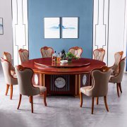 电动橡木餐桌餐椅定制款式	新中式实木电