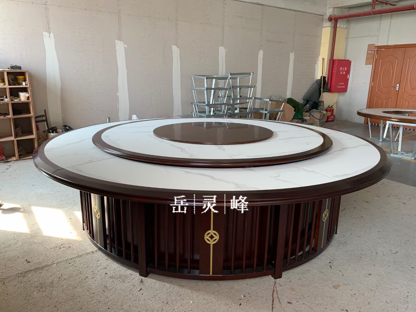 带电磁炉的餐桌|现代电动电动餐桌定制的设计