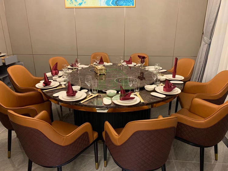电动餐桌购买 ​电动酒店餐桌  家用圆形电动餐