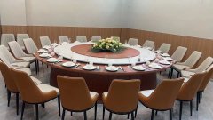 餐桌单价玻璃转盘电动餐桌工厂	宴会电动餐桌定