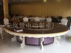 工厂电动餐桌直销单价	可旋转餐桌转盘定制厂家